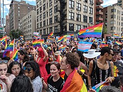 The NYC Pride March is the largest pride parade in the world.[306]