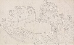 Eos the Morn, engraving by John Flaxman.