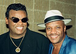 Ron and Ernie Isley in 1996