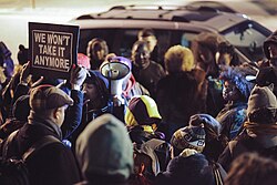 Protests in Tompkinsville