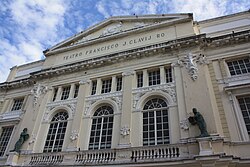 The historic Clavijero Theatre
