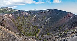 Crater of San Antonio volcano (last erupted 1677)