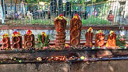 Examples of Naga statues in Tamil Nadu