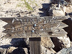 Mormon Battalion Trail Marker in Oatman Flats, Dateland, Arizona
