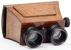 Brewster-type stereoscope, 1870