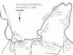 Map of the battle
