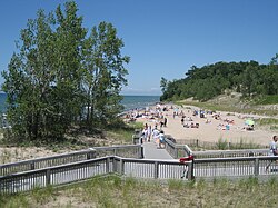 Sandy Island Beach State Park, opened in 2006, was one of many parks added to the state under Governor George Pataki.[15]