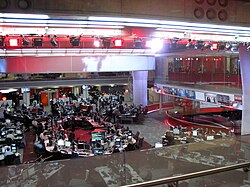 The new newsroom in Broadcasting House, central London, officially opened by the Queen in 2013