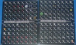 From Module H1 - Federation, Klingon, Romulan, Gorn, Kzinti, Tholian and Orion ship counters.