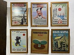 Propaganda posters from Japanese-occupied Dutch East Indies