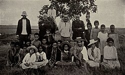 Inhabitants of Easter Island around 1909.