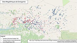 Stone circles and other megalithic monuments in Senegambia.[22]