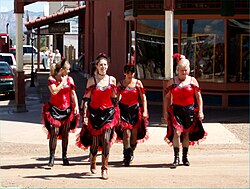 Saloon ladies on Allen Street in 2006