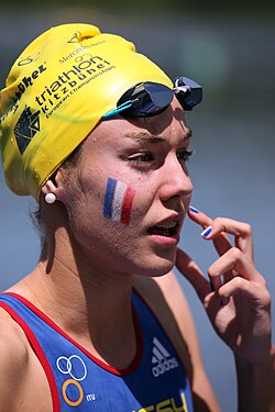 Beaugrand at the European Championships in Kitzbuhel, 2014