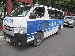 Inquirer.net broadcasting vehicle