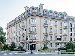 The American Enterprise Institute, one of the city's many think tanks