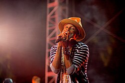 Williams performing at the 2014 Coachella Valley Music and Arts Festival