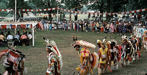 Native peoples have a modern pow-wow culture.