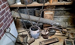 Water cooled mercury condenser used in gold mining to recover and recycle the mercury