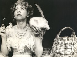 Fernanda Montenegro in the theater, 1970. National Archives of Brazil.