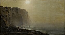 Misty Morning, Coast of MaineArthur Parton (1842–1914). Between 1865 and 1870, Brooklyn Museum.