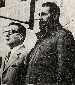Salvador Allende and Fidel Castro in Chile, 1971 (See State visit by Fidel Castro to Chile).