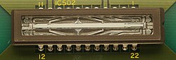 One-dimensional CCD image sensor from a fax machine