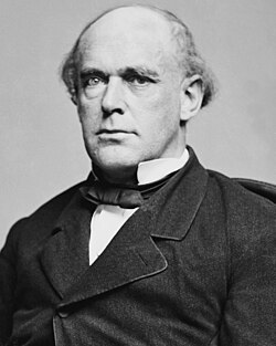 Salmon P. Chase was Garfield's ally until Andrew Johnson's impeachment trial.