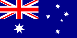 The flag of Australia was approved by Australian and British authorities, and features a Union Flag—the flag of the United Kingdom—in the canton. Australia has one of the largest concentrations of people of British heritage.
