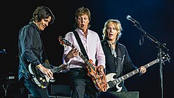 McCartney performing with his band at Desert Trip in October 2016
