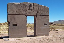Gate of the Sun in Tiwanaku