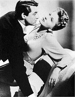 With Joan Fontaine in Suspicion (1941)
