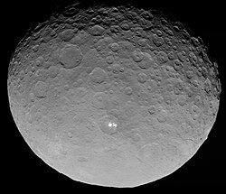 Dawn image of Ceres from 13,600 km, May 4, 2015