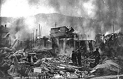 Dawson after a fire, 14 October 1898