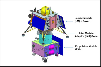 Integrated Module of Chandrayaan-3 spacecraft