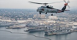 View of Naval Base San Diego