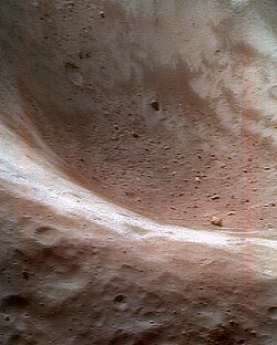 Surface of asteroid 433 Eros