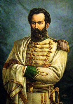 Martín Miguel de Güemes, a soldier and politician who fought in the Argentine War of Independence.