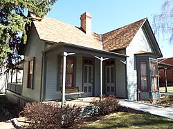 Frémont's Arizona house on the grounds of the Sharlot Hall Museum