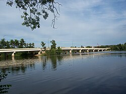 Wisconsin Highway 13 / 54 bridge over the Wisconsin River
