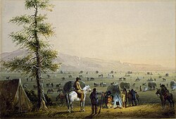 Our Camp, by Alfred Jacob Miller