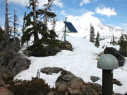 USGS GPS Station, The Husband, Three Sisters, Oregon.