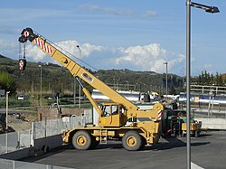 A pick-and-carry crane
