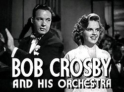 Garland with Bob Crosby in Presenting Lily Mars trailer (1943)