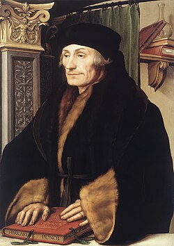 Erasmus of Rotterdam, the Renaissance humanist after whom the Erasmus Programme is named
