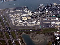 Logan International Airport in Boston is the largest passenger volume airport in New England.