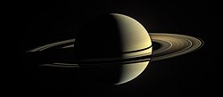 Saturn in natural-color (January 2010)