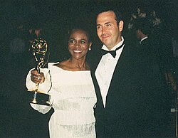 Tyson with her Primetime Emmy Award at the Governor's Ball in 1994