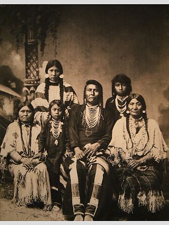 Chief Joseph and family, c. 1880