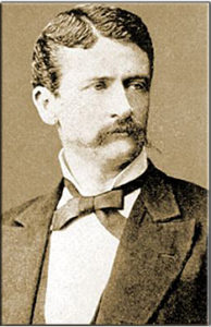 In late 1876, Texas Ranger, Capt. Jesse Lee Hall, lead his command to Cuero, Texas, and ended the feud